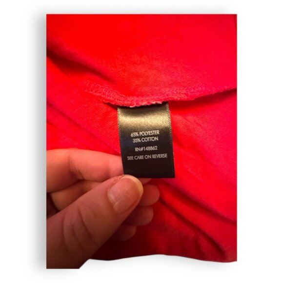 Women’s torrid 1 Hot Hot Pink Girlfriend Signature Jersey V-Neck Tee 14 16 1X - Picture 8 of 9